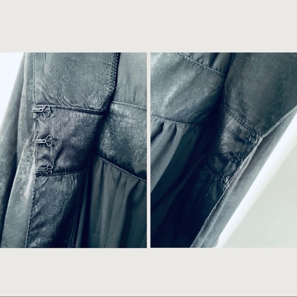 MISSGUIDED Hook Corset Liquid Satin Duster Coat - Picture 12 of 14